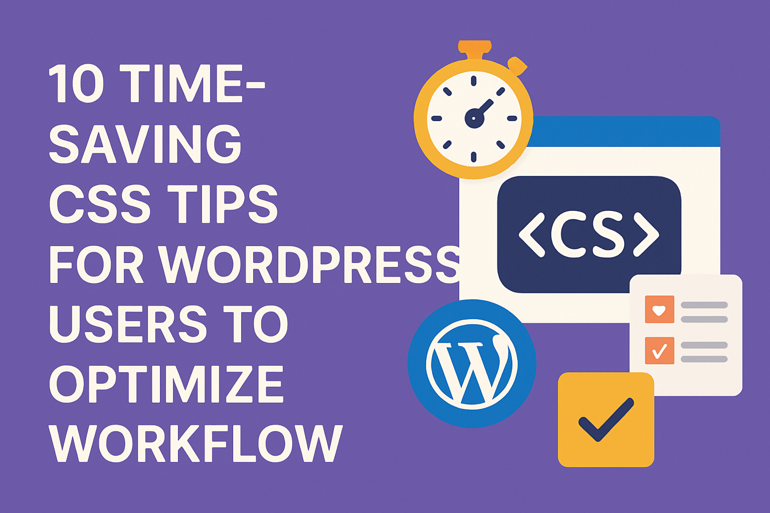10 Time-Saving CSS Tips for WordPress Users to Optimize Workflow